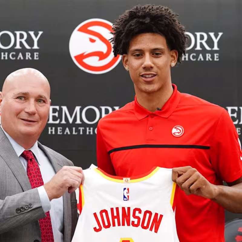 Jalen Johnson, pick nº 20 del NBA Draft 2021 seleccionado por Atlanta Hawks.