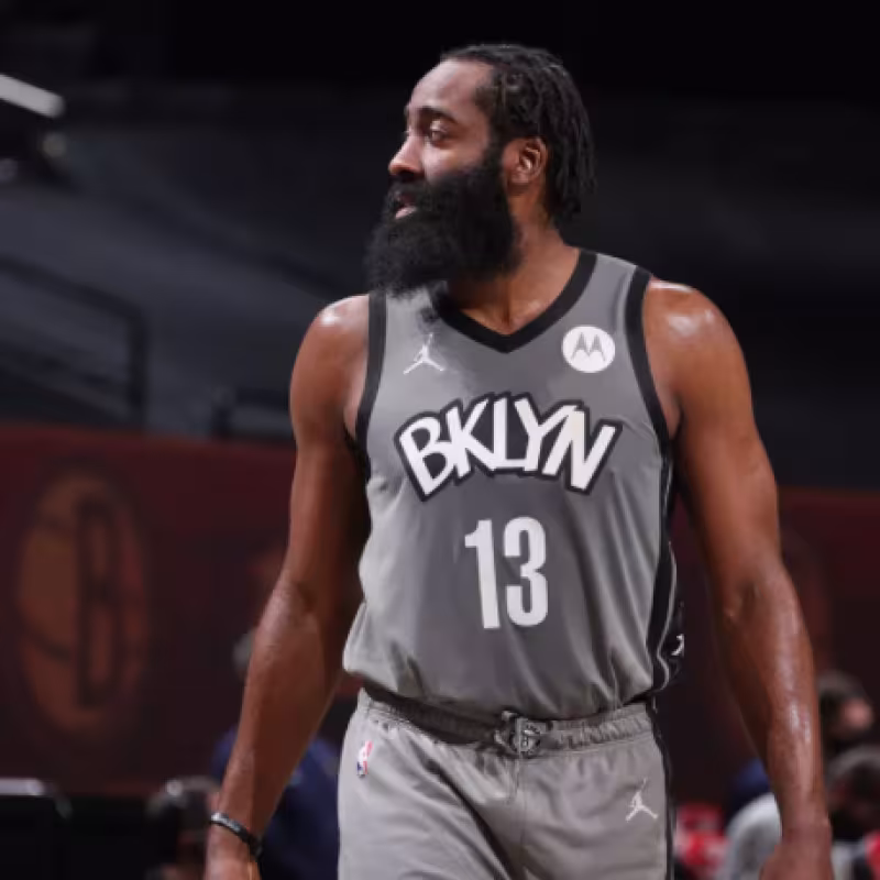 James Harden durante un encuentro con Brooklyn Nets "Foto: NBA.com"