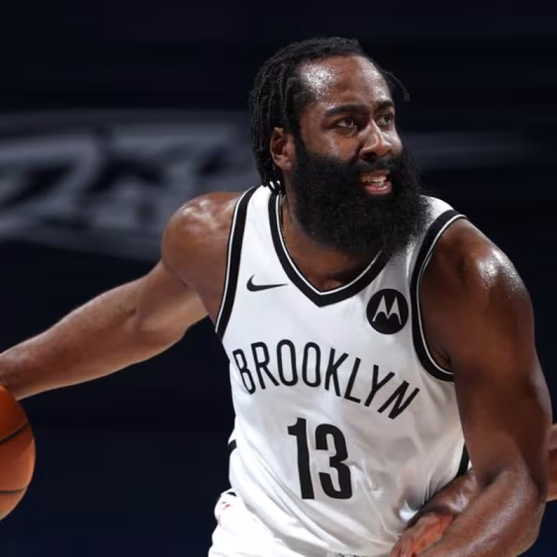 James Harden, en un Houston Rockets vs. Brooklyn Nets.