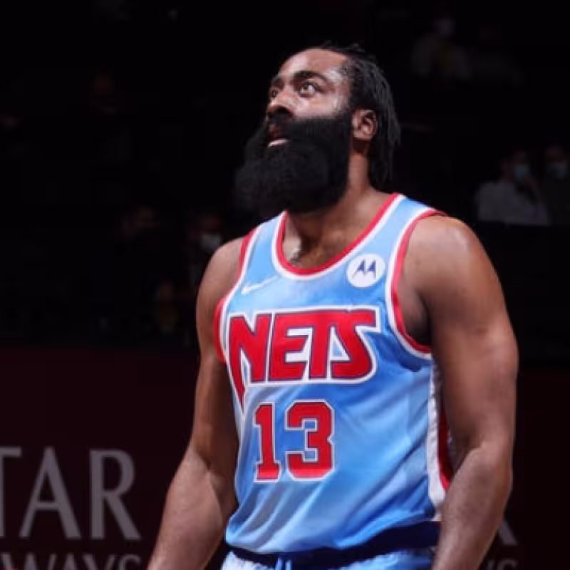 James Harden, estrella de Brooklyn Nets. 