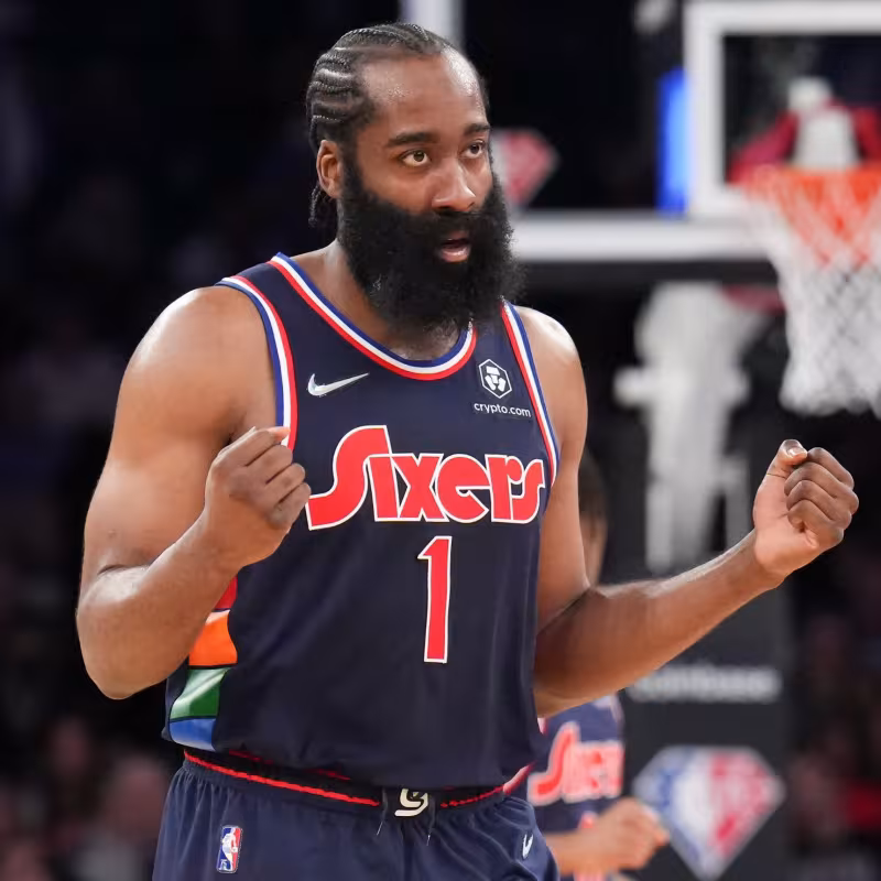 James Harden, jugador de Philadelphia 76ers.