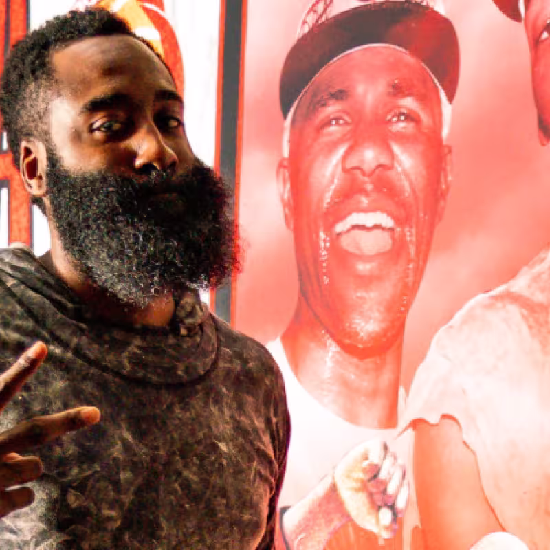 James Harden, estrella de Houston Rockets. 