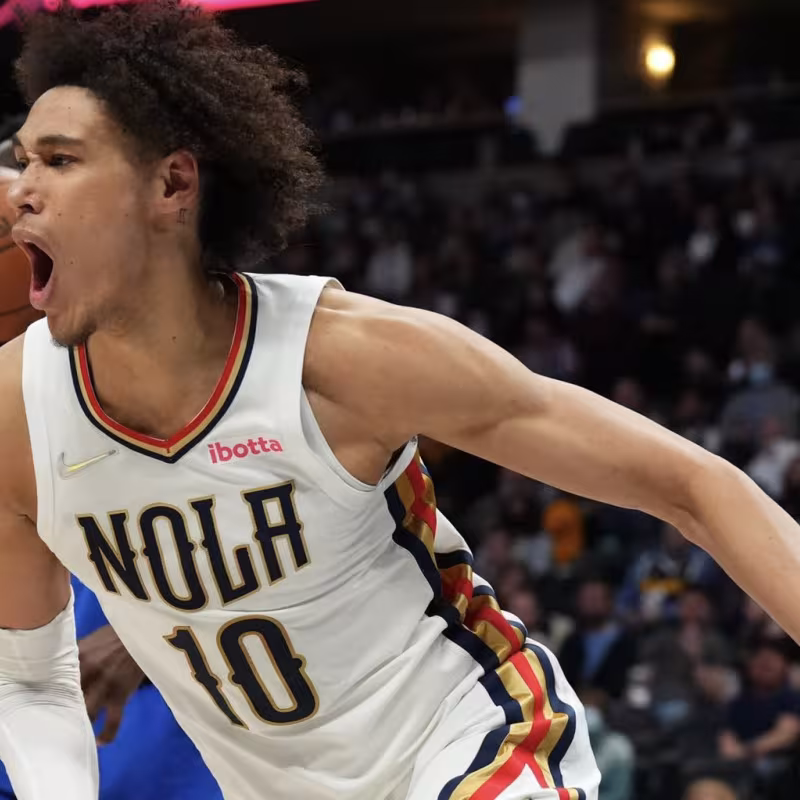 Jaxson Hayes, jugador de New Orleans Pelicans.