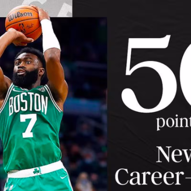 Jaylen Brown lidera a los Celtics superando su récord de anotación: ¡50 puntos!