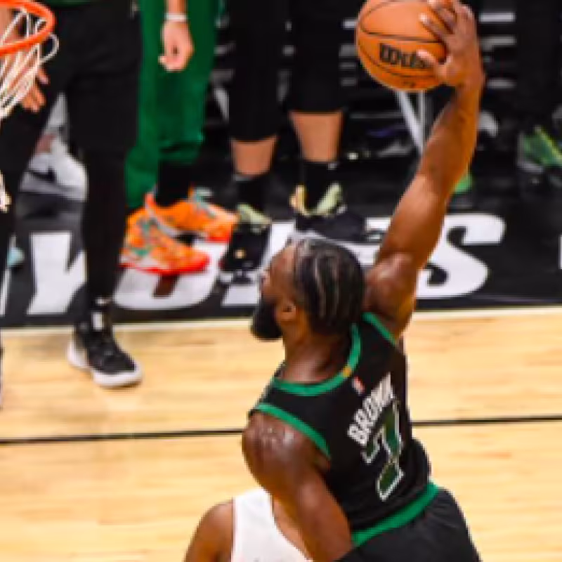Jaylen Brown, estrella de Boston Celtics.