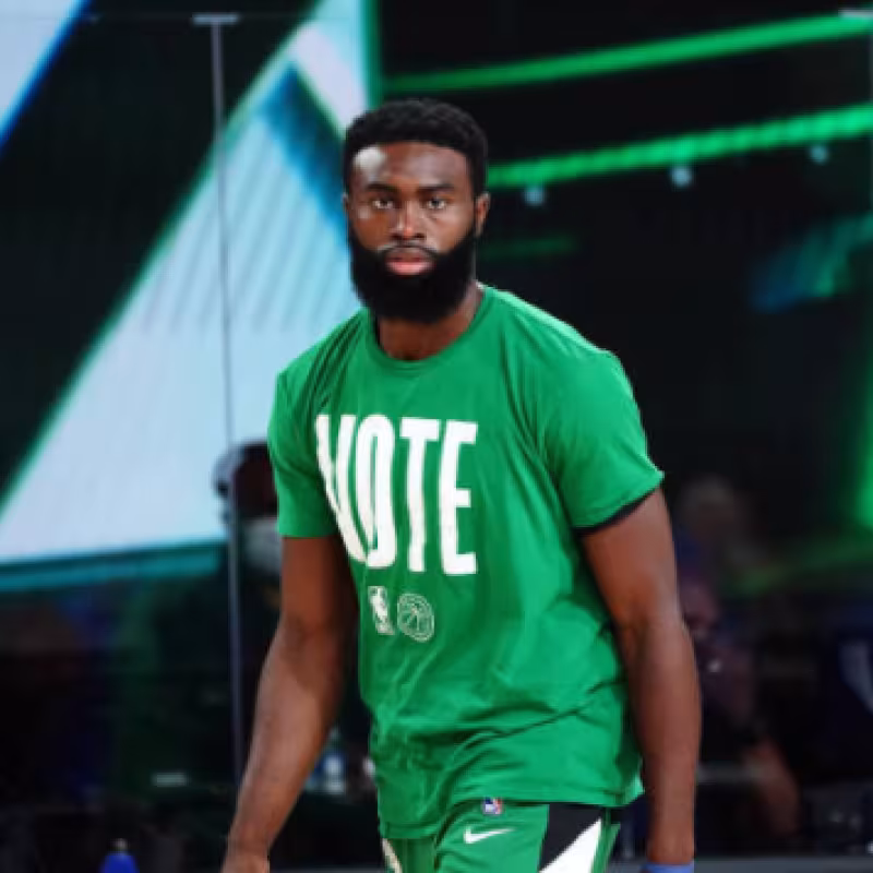 Jaylen Brown, influencia en Boston Celtics. Foto: gettyimages