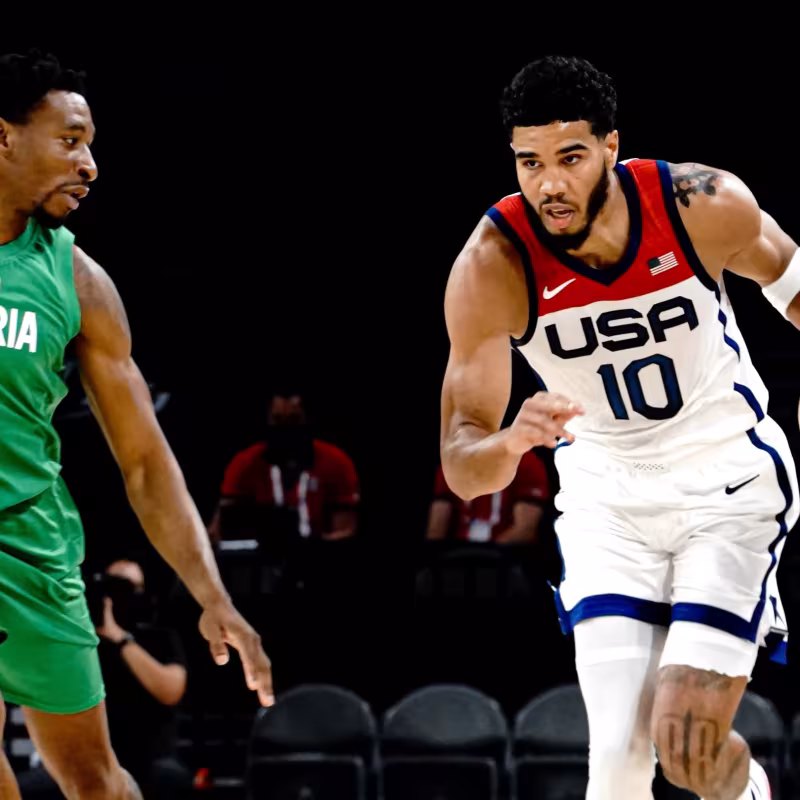 Jayson Tatum, jugador de Estados Unidos.