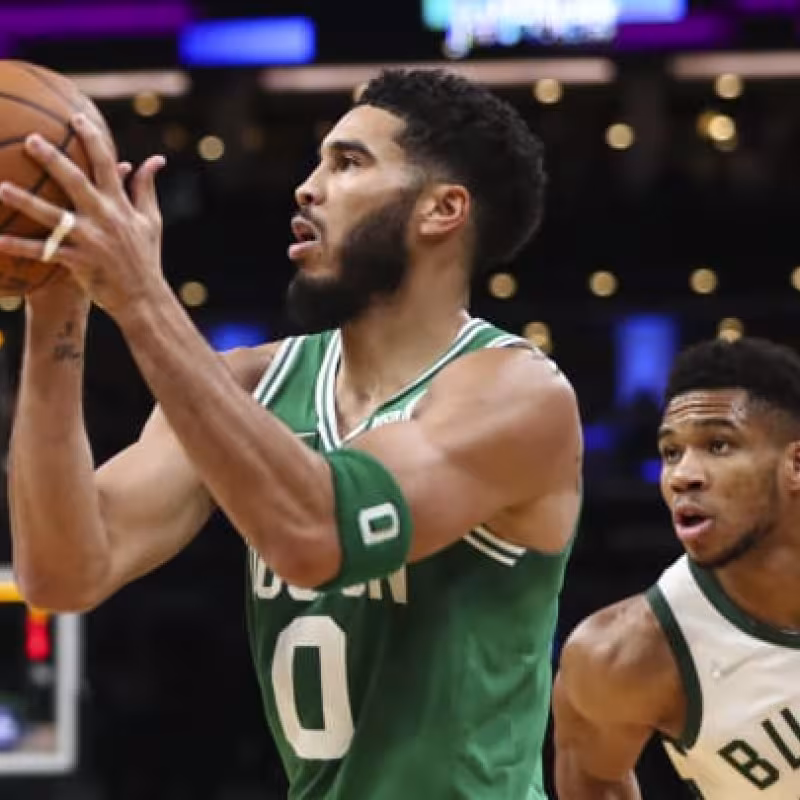 Jayson Tatum, estadísticas NBA como Paul Pierce. Foto: gettyimages