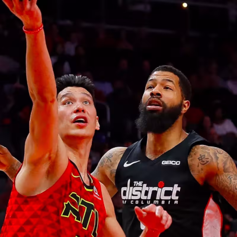 Jeremy Lin, jugador de Atlanta Hawks.