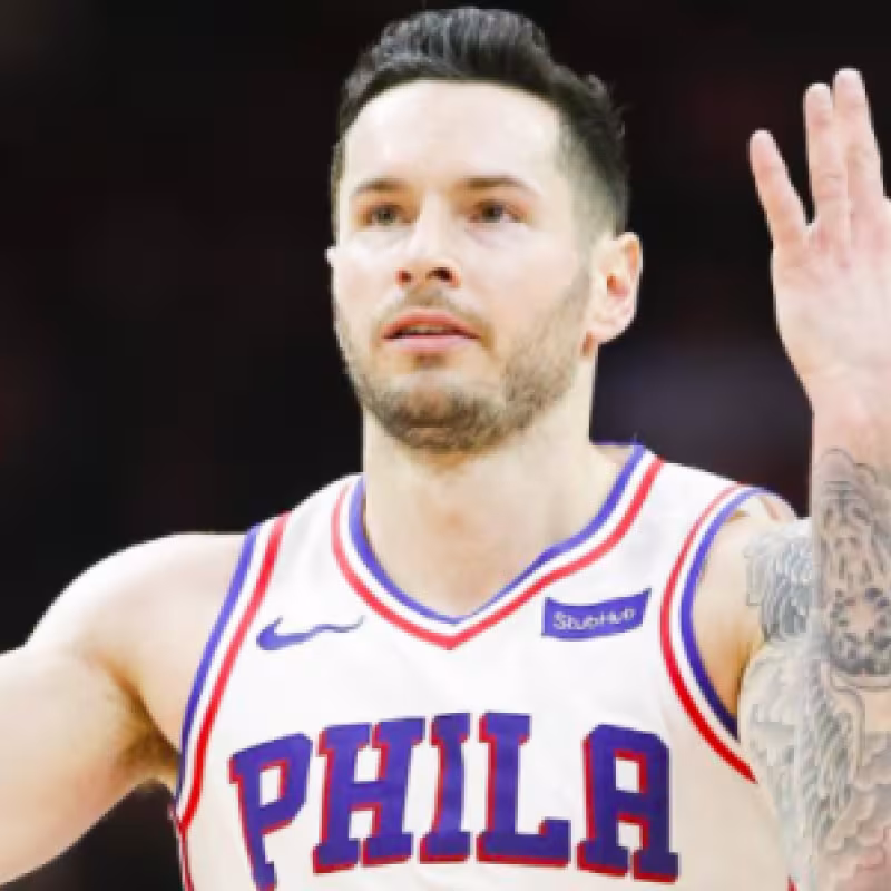 JJ Redick, jugador de los Sixers. 