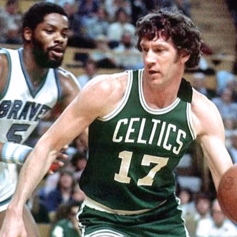 John Havlicek, estrella de Boston Celtics.