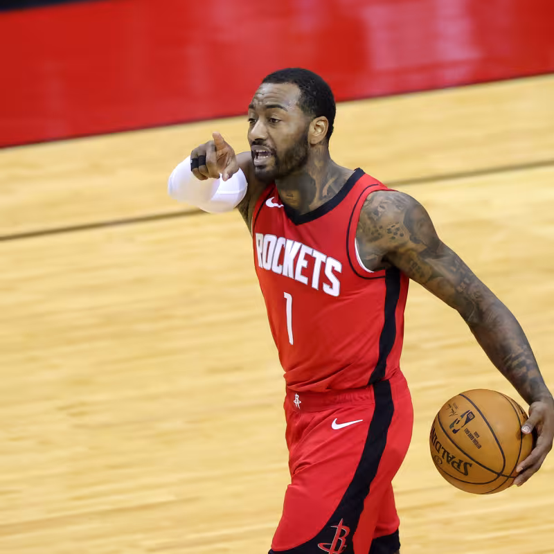 John Wall, todavía jugador de Houston Rockets. 