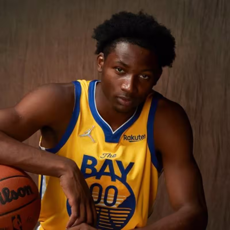 Jonathan Kuminga, jugador de Golden State Warriors. 