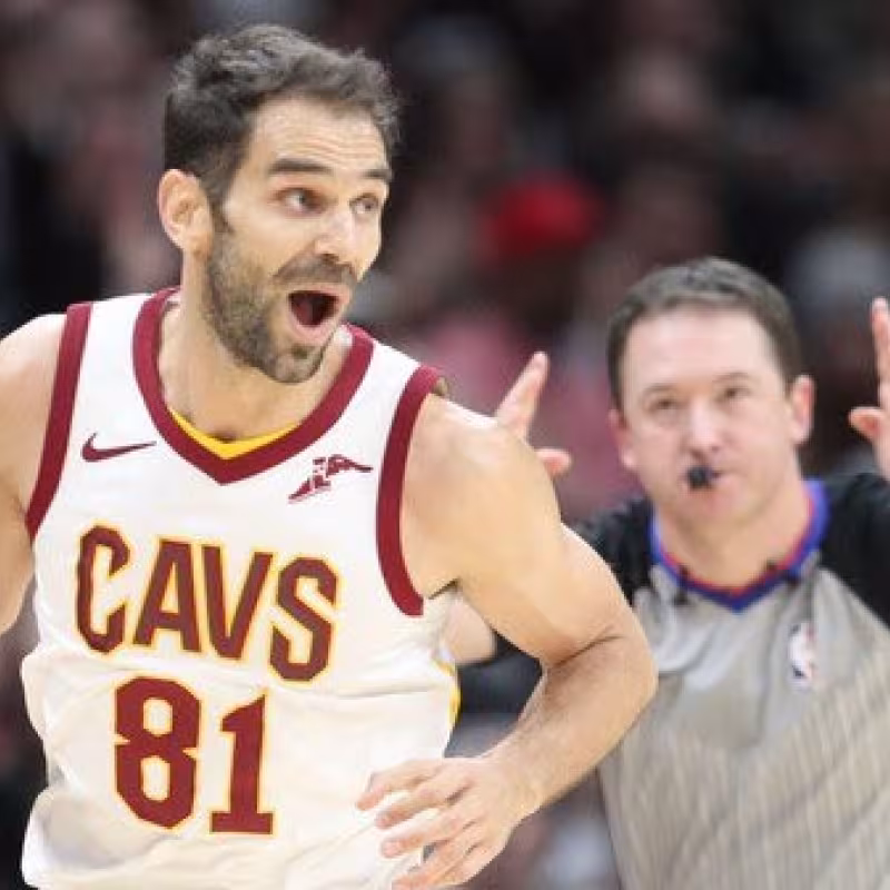 José Manuel Calderón, en su etapa en Cleveland Cavaliers. 