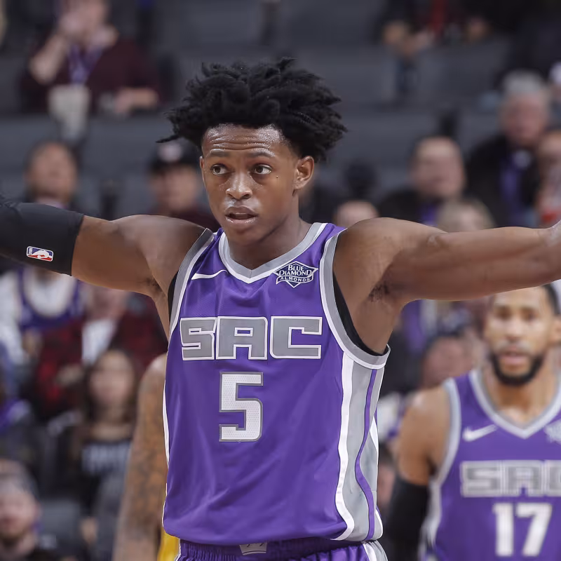De´Aaron Fox, en un partido de Sacramento Kings