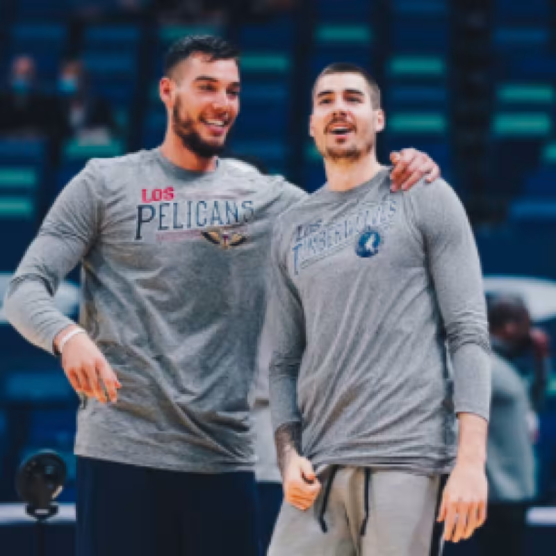 Juancho y Willy Hernangómez. Fuente: Getty Images