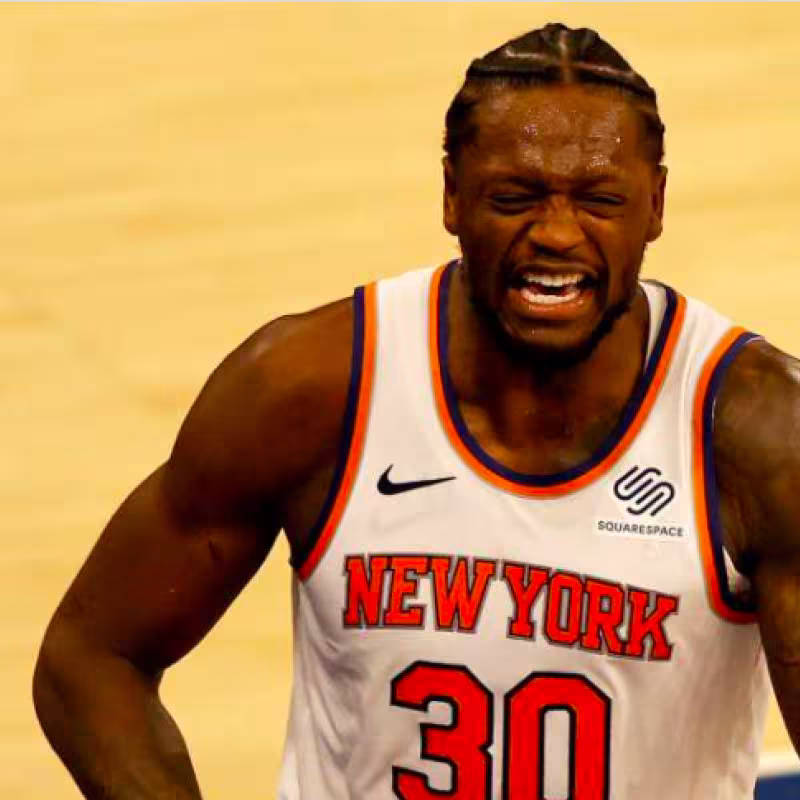 Julius Randle, jugador más mejorado de la temporada 2020/21 en la NBA