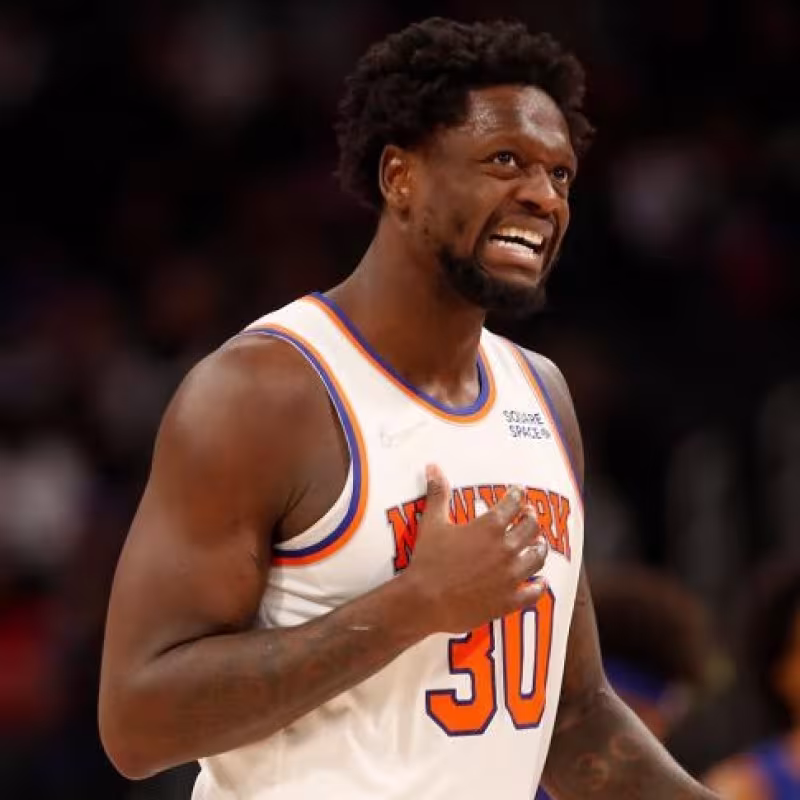 Julius Randle, ganador del premio al Jugador Más Mejorado 2020/21 de la NBA.