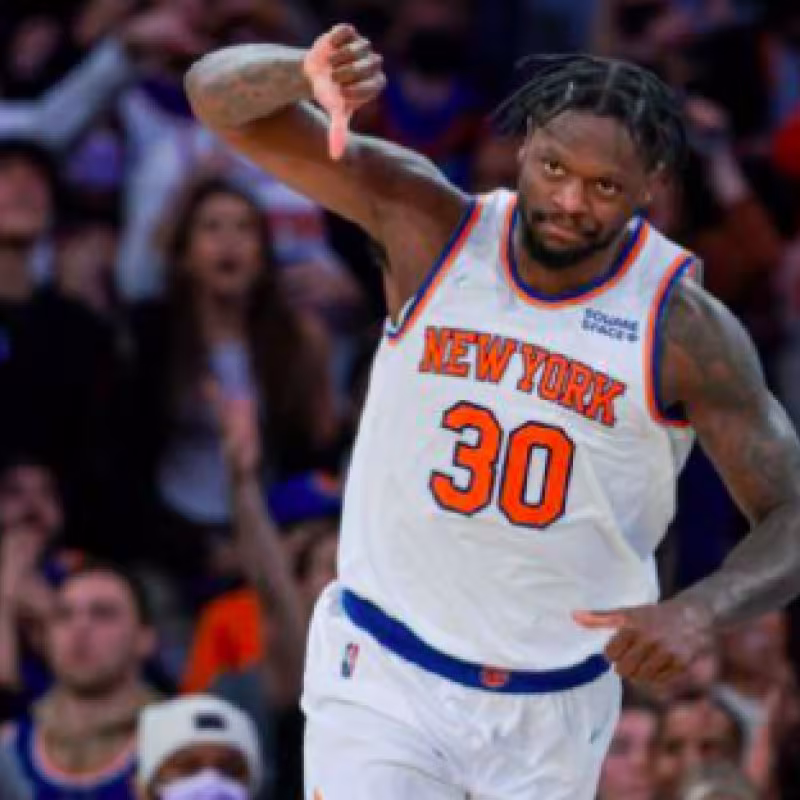 Julius Randle, estrella de New York Knicks. 