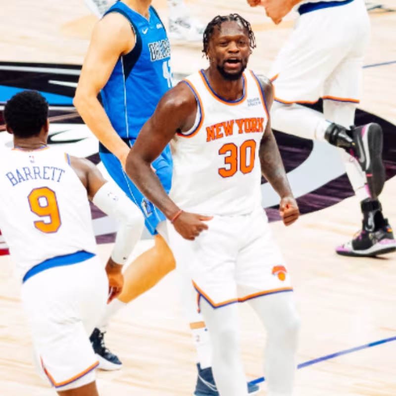 Julius Randle, líder de los Knicks.