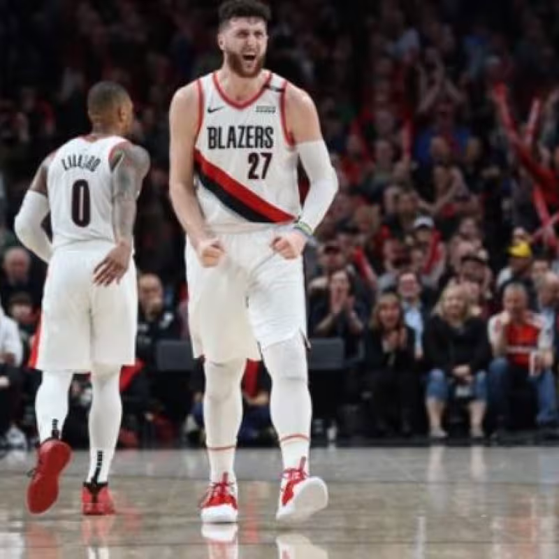 Jusuf Nurkic se fractura la muñeca en la derrota de los Blazers ante los Pacers