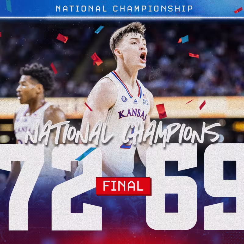 Kansas remonta ante North Carolina y se lleva el título de la NCAA