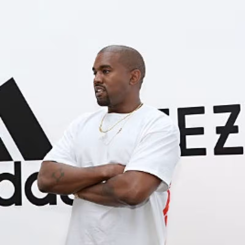 Kanye West, rapero y productor estadounidense. Foto: Jonathan Leibson/Getty Images for ADIDAS