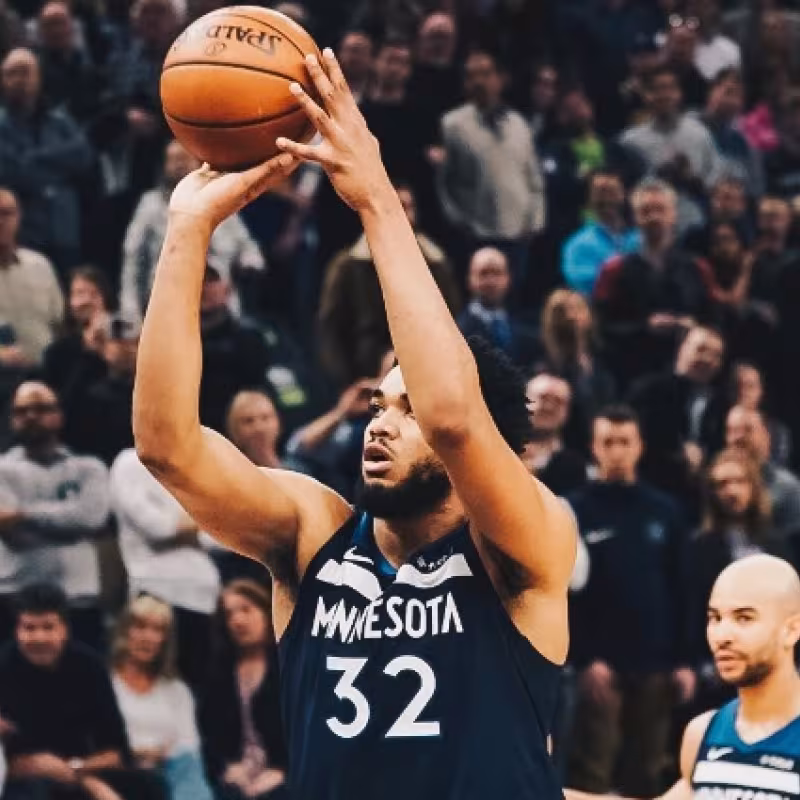 Karl-Anthony Towns, jugador de Minnesota Timberwolves.