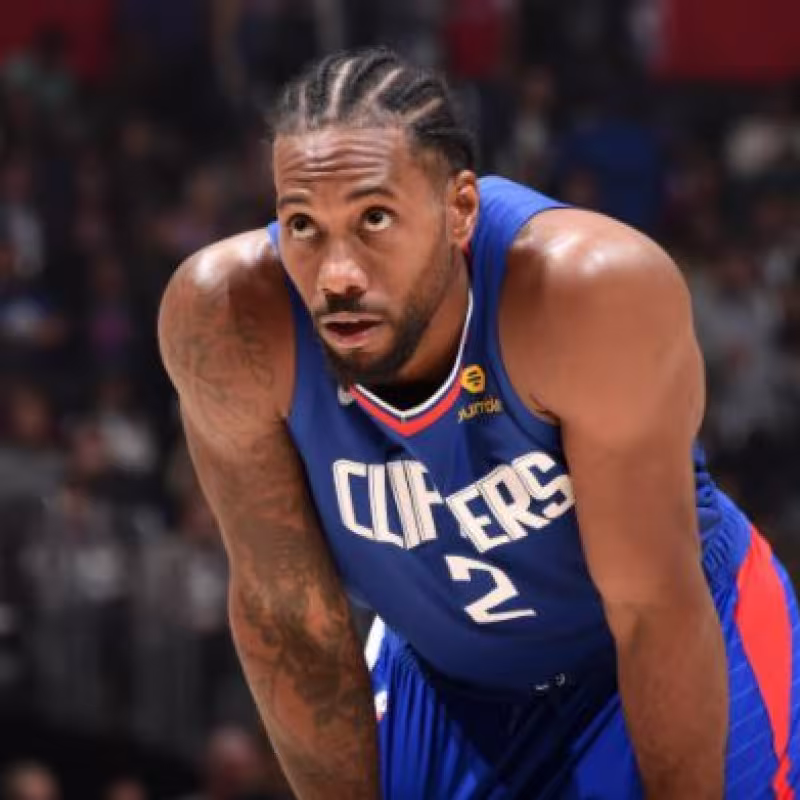 Kawhi Leonard, con la camiseta de Los Angeles Clippers.