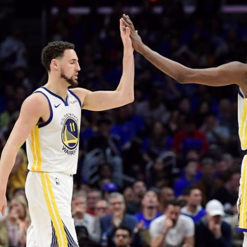 Klay Thompson y Kevin Durant, ambos agentes libres a partir del 1 de julio.
