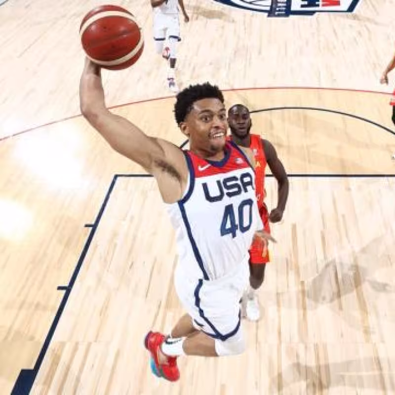 Keldon Johnson y una irrupción tan inesperada como brillante en la selección estadounidense