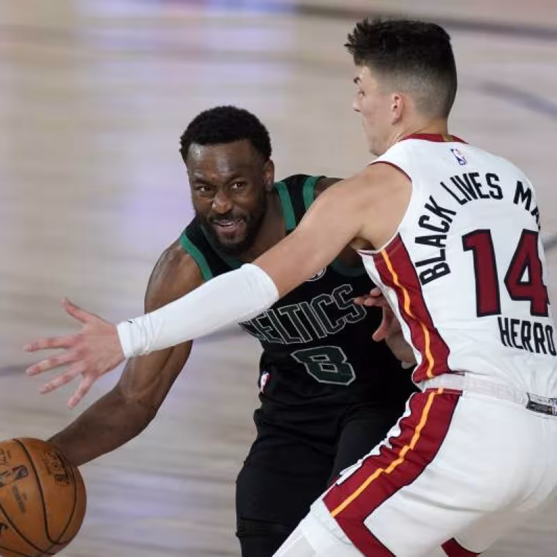 Kemba Walker, mal rendimiento con Boston Celtics. Foto: gettyimages
