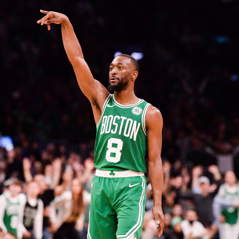 Kemba Walker en un partido con los Boston Celtics.