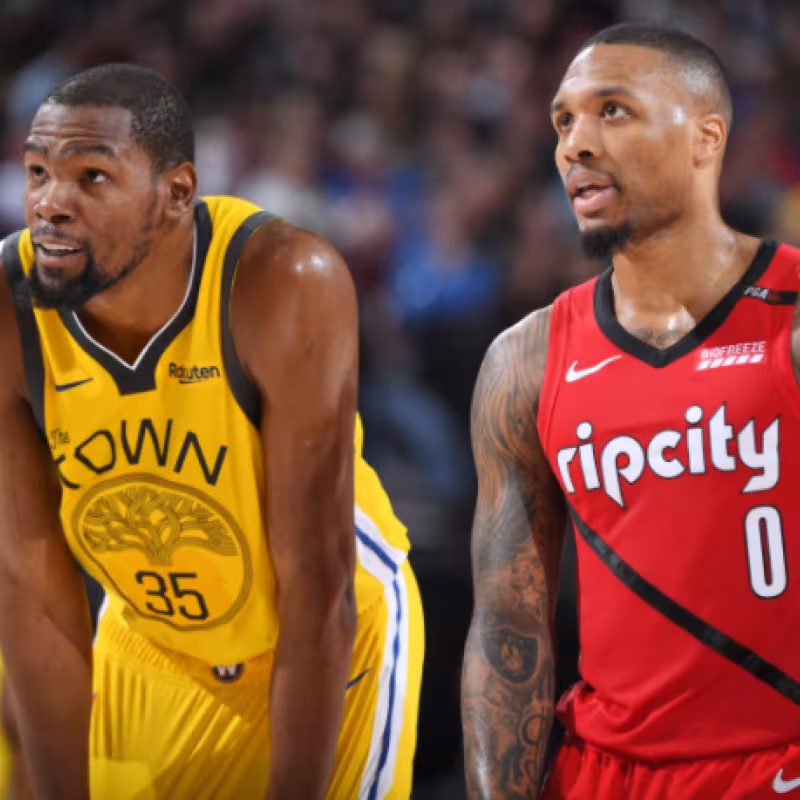 Kevin Durant y Damian Lillard, nombrados Jugadores de la Semana