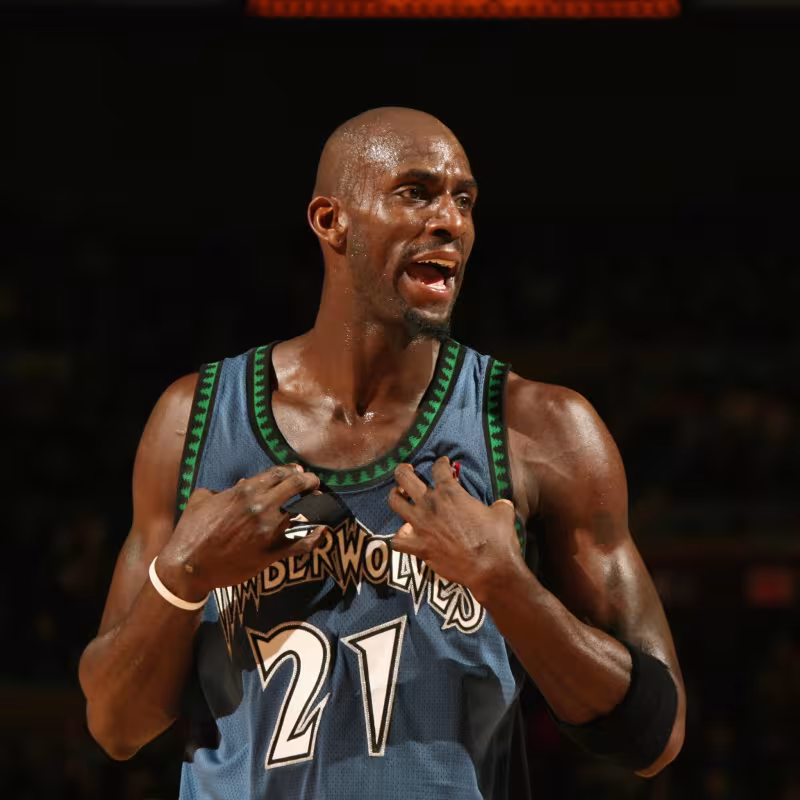 Kevin Garnett, en su época con Minnesota Timberwolves. 