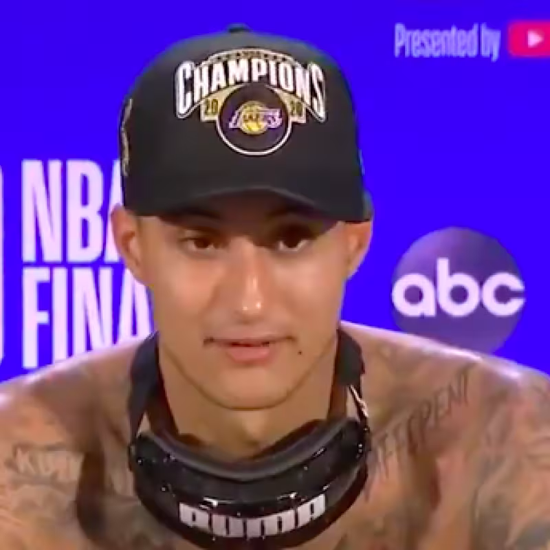 Kyle Kuzma: "Estoy tan borracho en estos momentos que no sé cómo actuar"