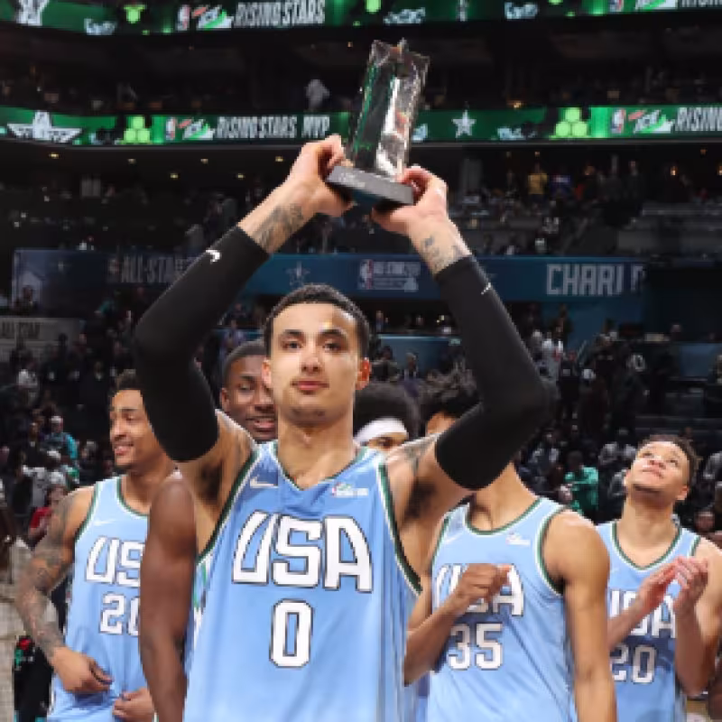 Kyle Kuzma se llevó el MVP del Rising Stars Challenge