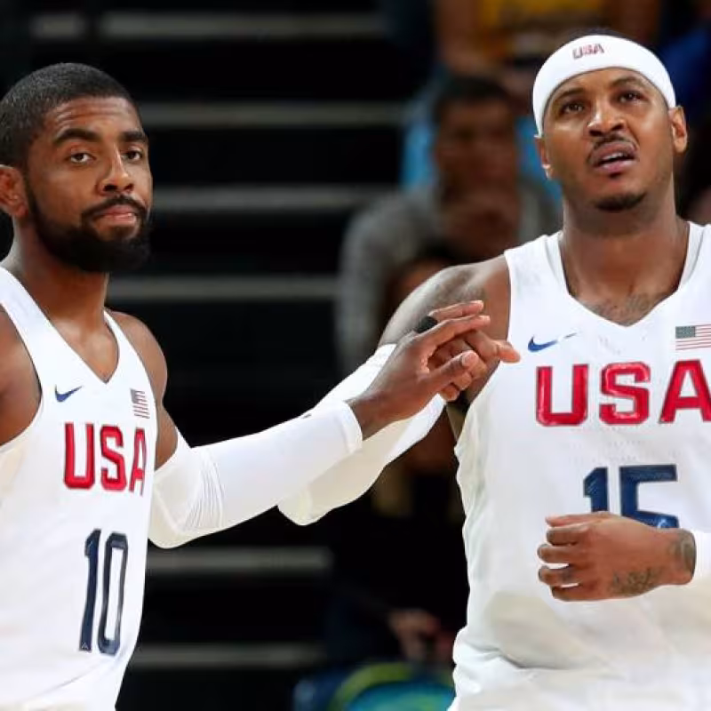 Kyrie Irving corteja a Carmelo Anthony para que se una a los Celtics