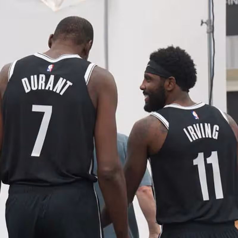 Durant e Irving son el futuro de los Nets. Foto: nba.com