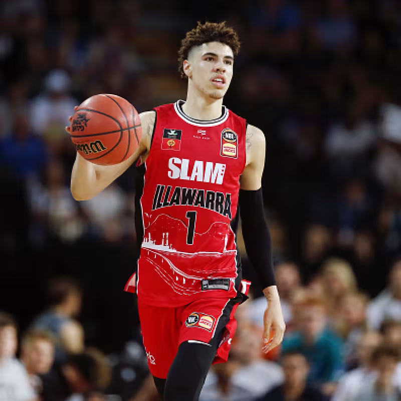 LaMelo Ball, uno de las estrellas del próximo Draft.