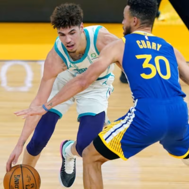 LaMelo Ball, jugador de Charlotte Hornets.