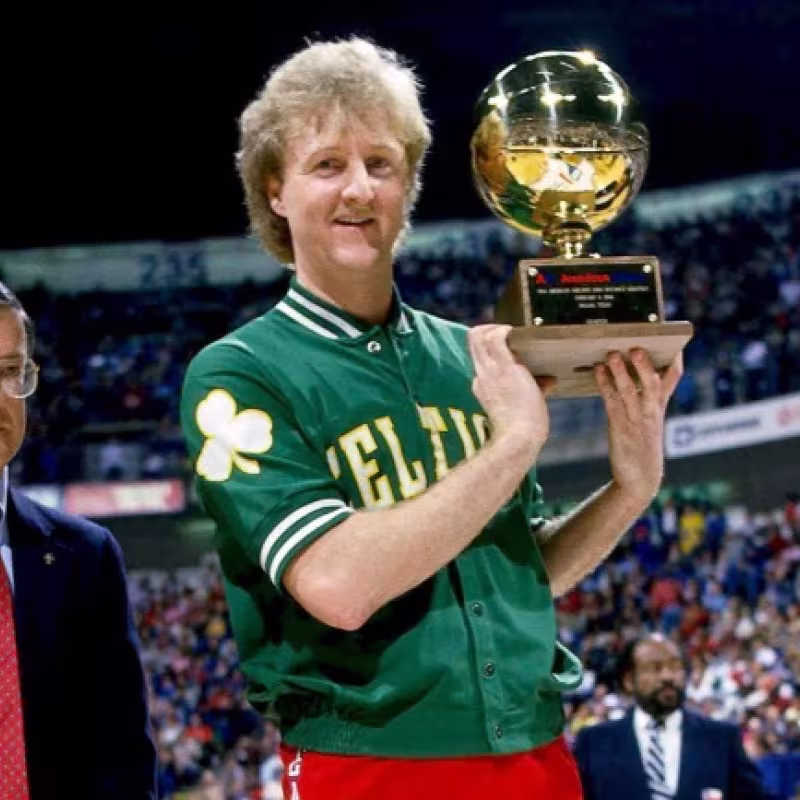 Larry Bird, uno de los protagonistas del Concurso de Triples.
