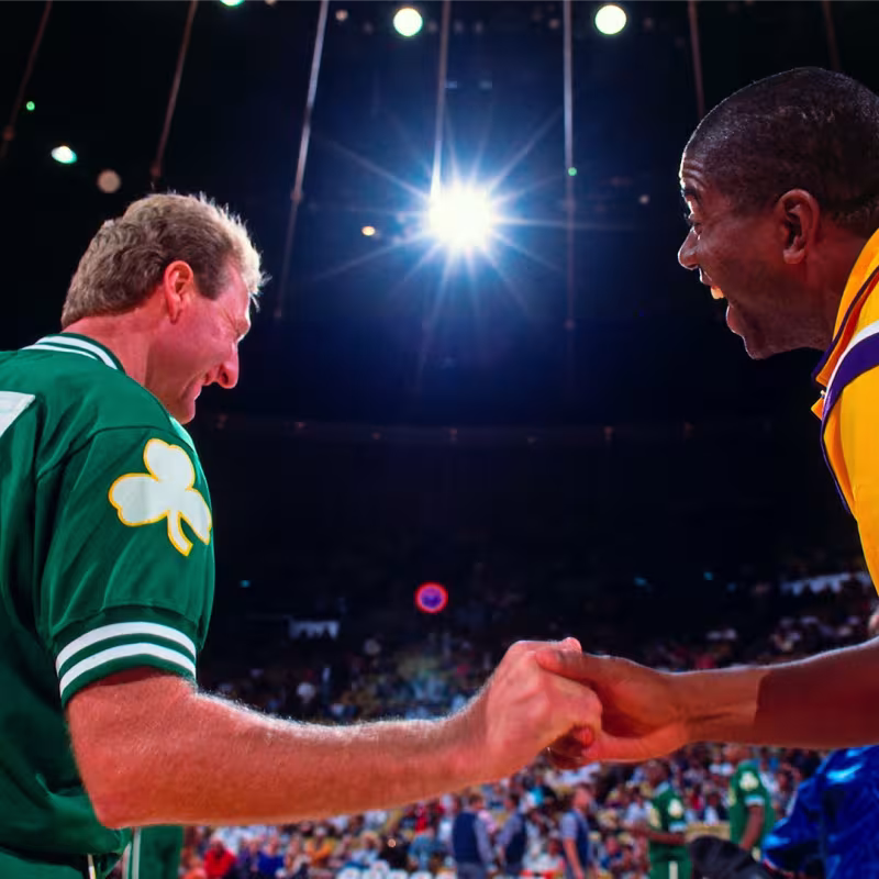 Magic y Bird han ayudado a que Lakers y Celtics tengan dominados 12 equipos entre ambos. Foto: nba.com