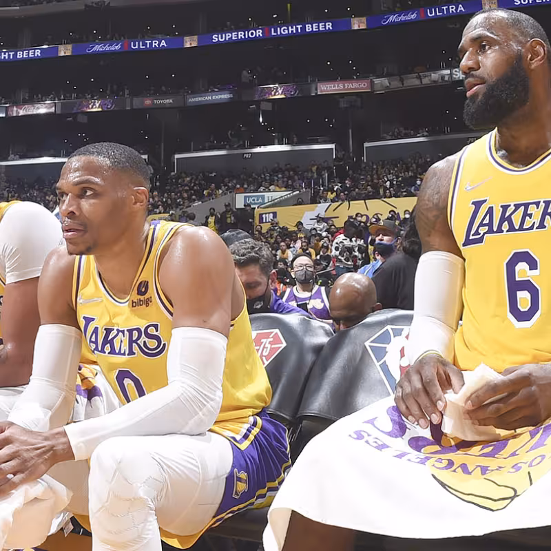 LeBron James, Anthony Davis y Russell Westbrook no jugarán ante los Warriors