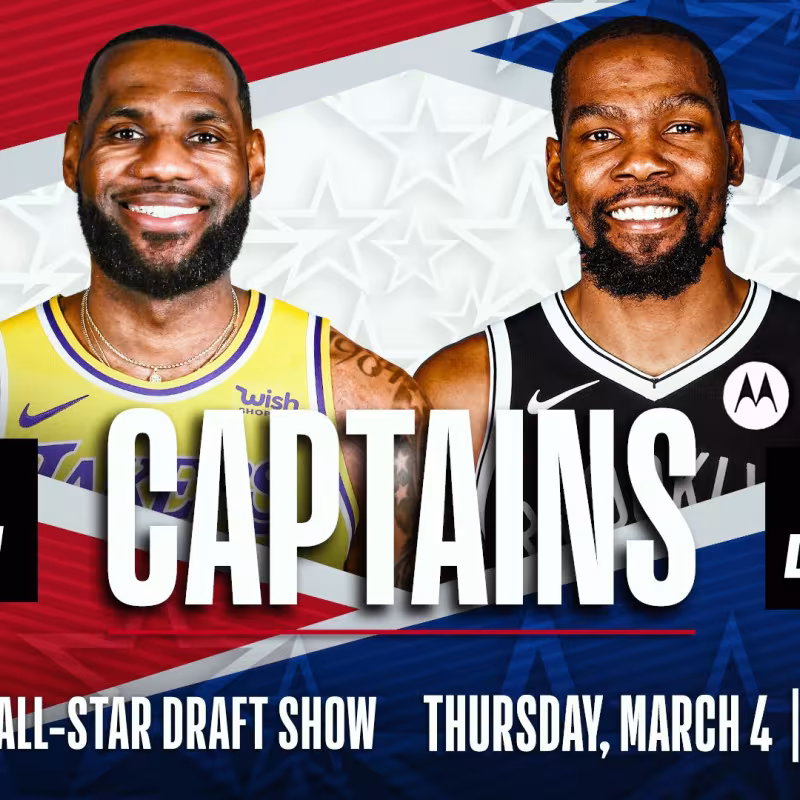 LeBron James y Kevin Durant, capitanes del All Star Game