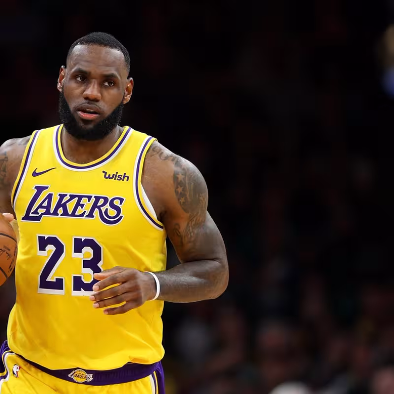 Lebron James jugador de Los Angeles Lakers.