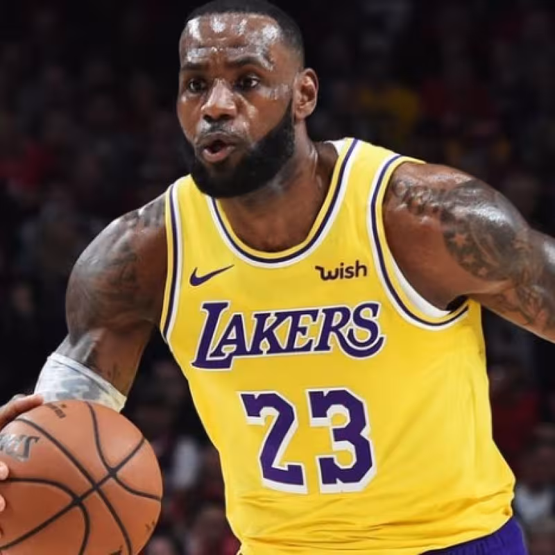 LeBron James, jugador de los Lakers.
