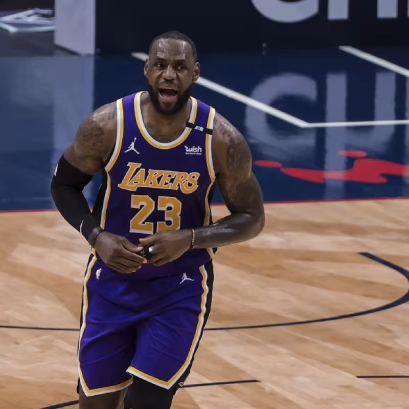 Lebron James, confianza en Lakers para play-in. Foto: gettyimages