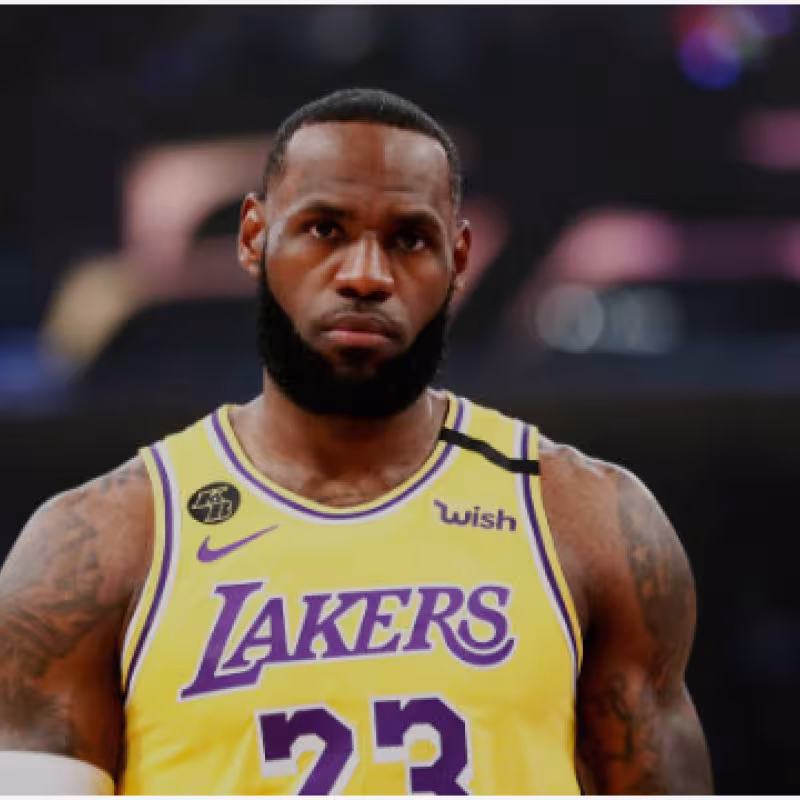 LeBron James, jugador de Los Angeles Lakers.