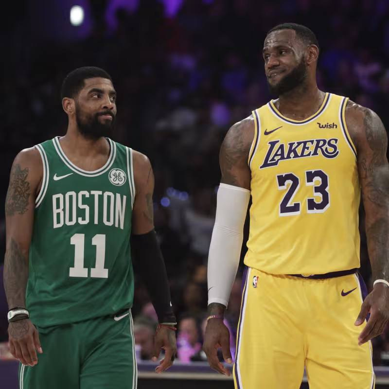 Lebron James, dolido por palabras de Kyrie Irving. Foto: gettyimages